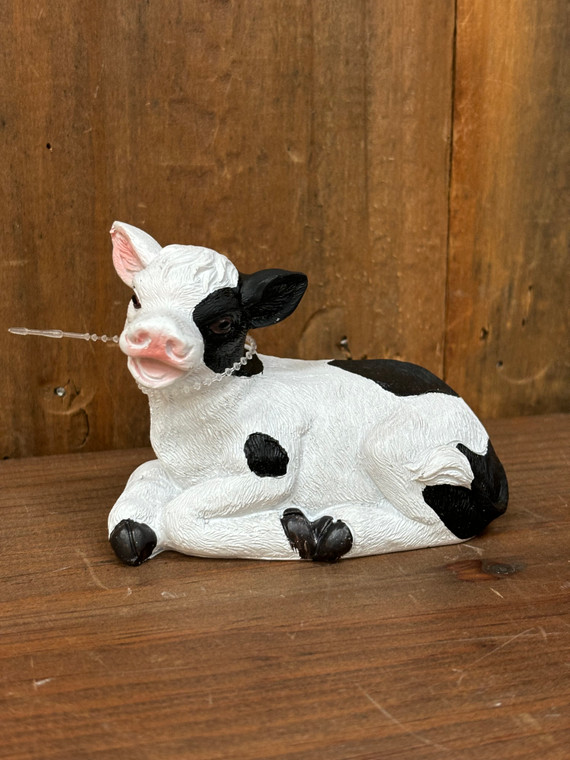 RESIN BABY COW 4.5"