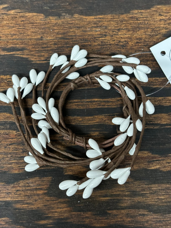 PIP BERRY CANDLE RING 1.5"-PURE WHITE