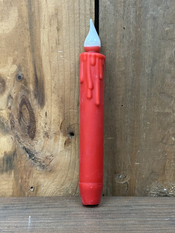 7" RED LED-TAPER-SOLID COLOR