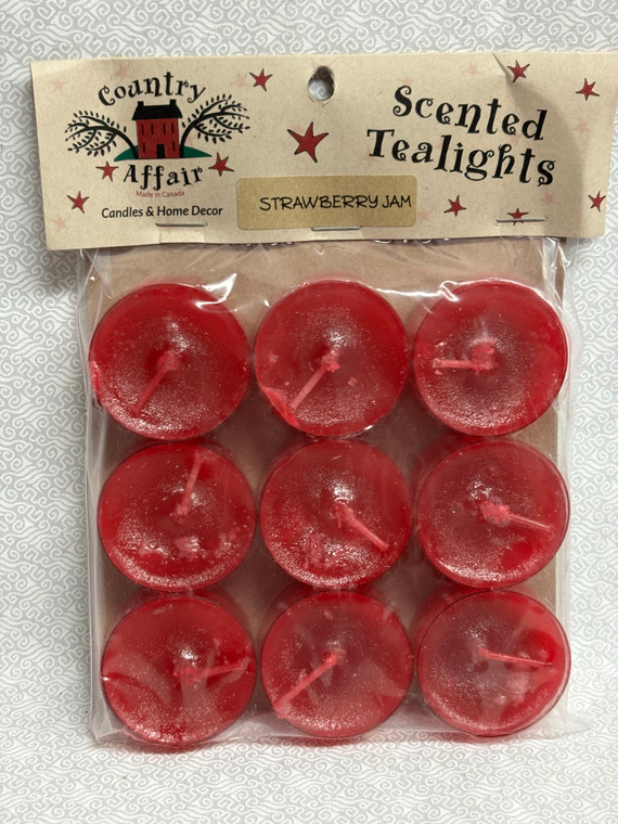 PACK OF 9 SCENTED AFFAIR TEA LIGHTS
