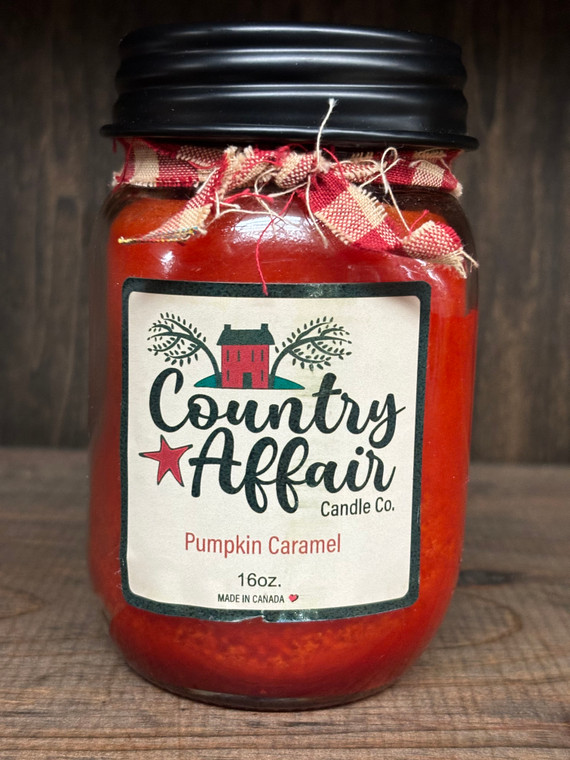 PUMPKIN CARAMEL 16 OZ. CANDLE