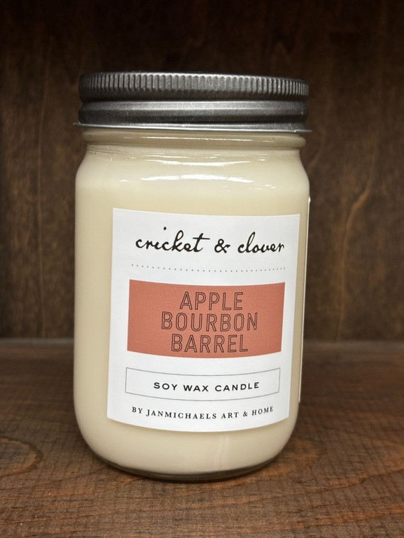 APPLE BOURBON BARREL  8oz Candle