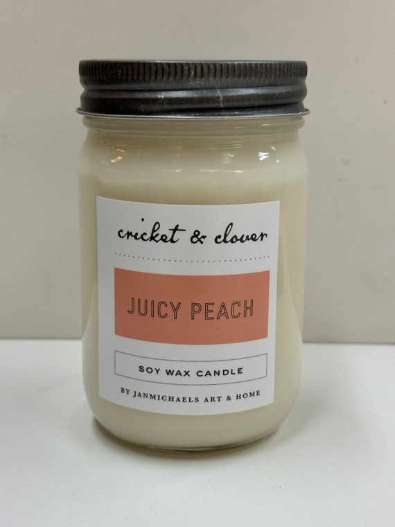 JUICY PEACH  8oz Candle