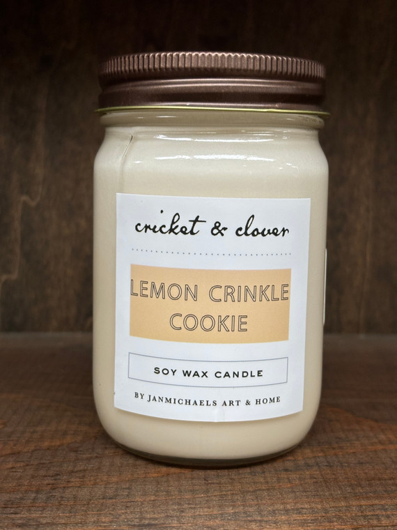 LEMON CRINKLE COOKIE 12oz Candle