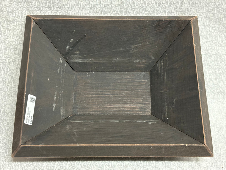 WOOD TRAY BLACK