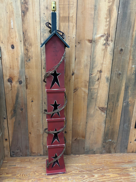 4 STAR LAMP-RED