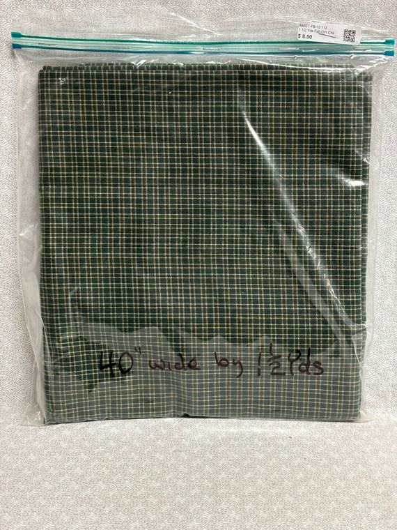 1 1/2 YDS FAB-ORN CHK