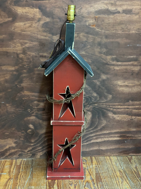 2 STAR LAMP-RED