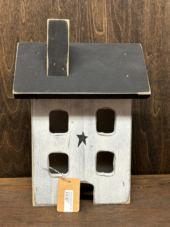 SMALL COLONIAL HOUSE-WHITE