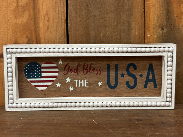 Wood America Framed Block 11x4_WHITE
