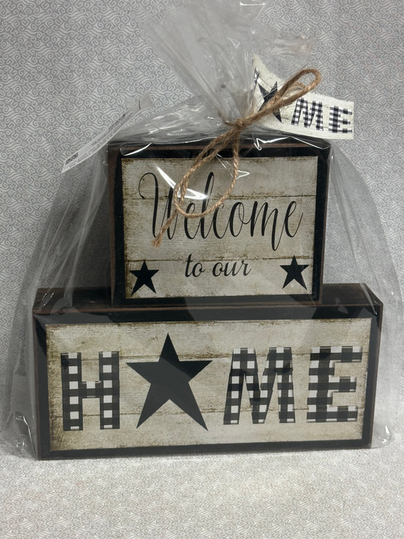 BLOCKS WEL HOME BLK PLD STAR