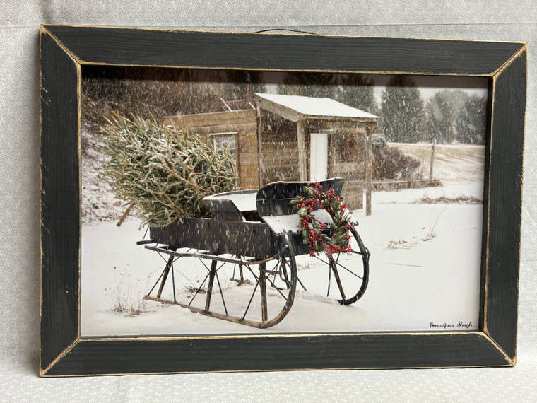 GRANDPA'S SLEIGH - 18x12