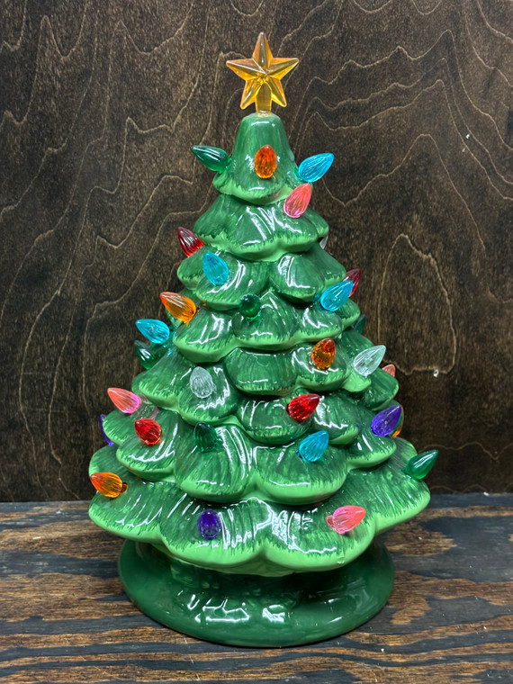 Lg Cer Tree w/ Multi Light Stand