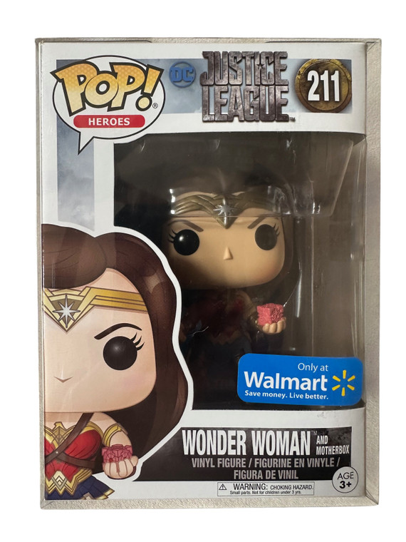 #211 Funko Pop! Justice League Wonder Woman (Walmart Exc)