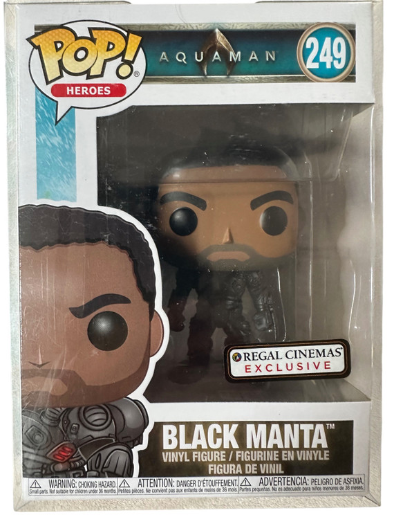 #249 Funko Pop! Black Manta Unmasked - Aquaman (Regal Cinemas Exclusive)