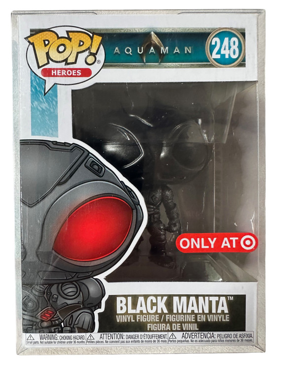 #248 Funko Pop! Black Manta Black Chrome - Aquaman (Target Exclusive)