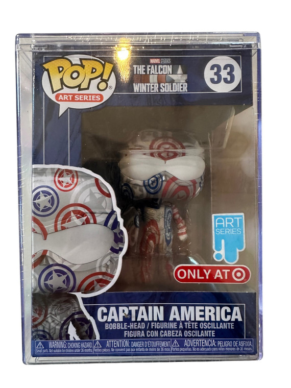 #33 Funko Pop! Captain America (Art Series Target Exc)