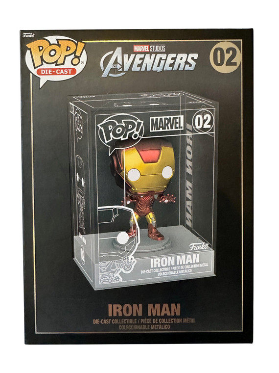 #02 Funko Pop! Die Cast Iron Man (Unopened)