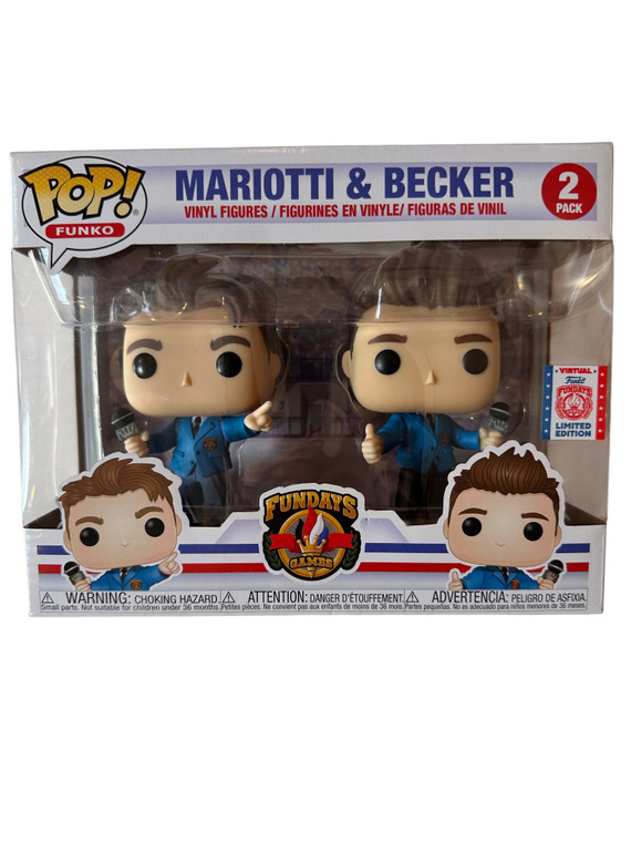 2 Pack Funko Pop! Mariotti & Becker (Funko Fundays Exc)
