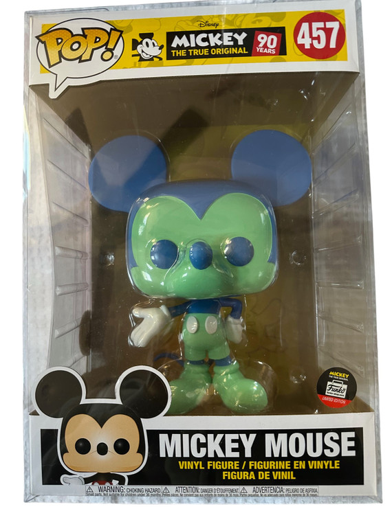 #457 Funko Pop! 10" Mickey Mouse Blue/Green (Funko Shop Exc)