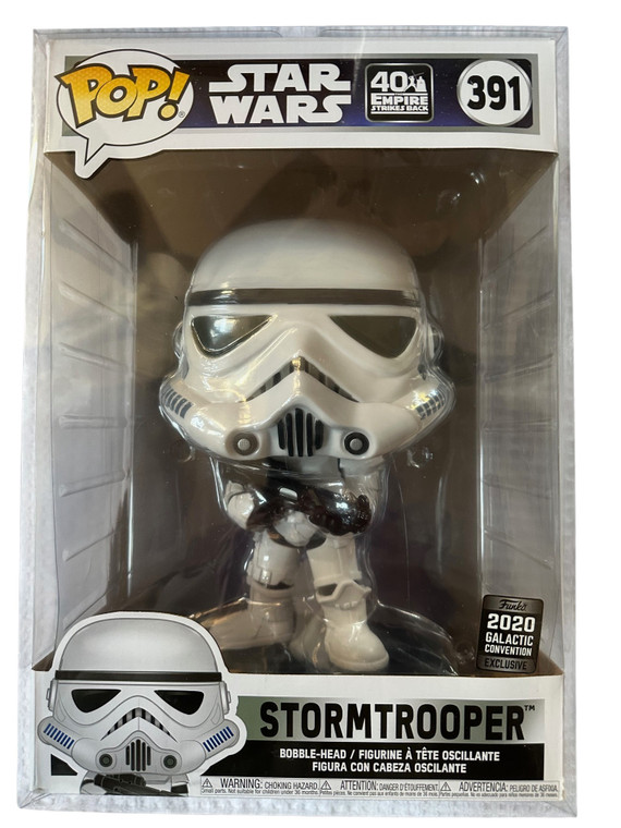#391 Funko Pop! 10" Stormtrooper - Star Wars (20 Galactic Con Exc)