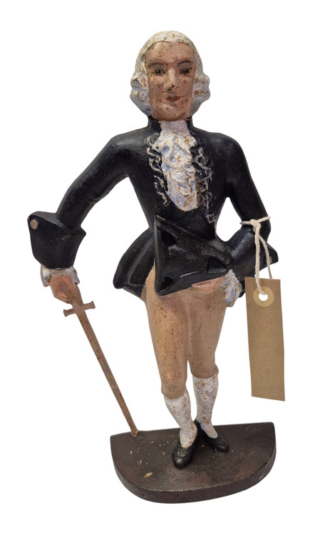 GEORGE WASHINGTON CAST IRON DOORSTOP BOOKEND ANTIQUE