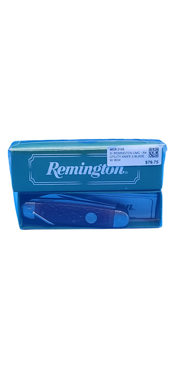 X- REMINGTON UMC - R4 UTILITY KNIFE 5-BLADE W/ BOX