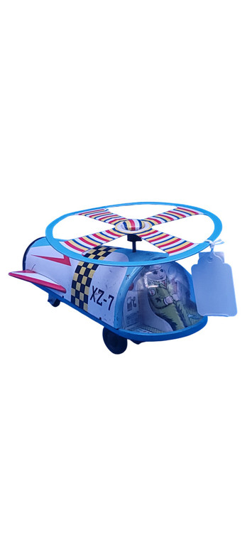X- VINTAGE ATC TIN SPACE SHIP XY-07 - FRICTION POWERED - JAPAN