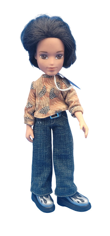 X- BRATZ CADE BOYZ DOLL (BLACK HAIR, BROWN EYES) - 2003