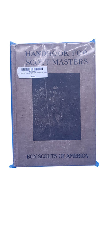 X - SCOUTMASTER HANDBOOK 1919
