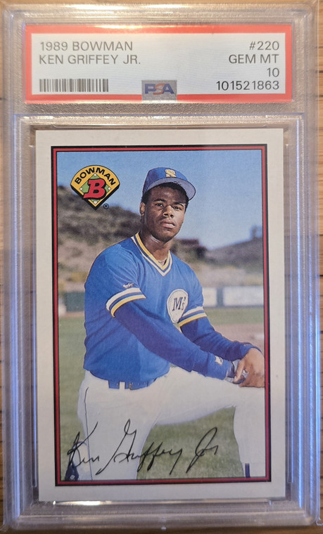 1989 BOWMAN KEN GRIFFEY JR. RC PSA 10