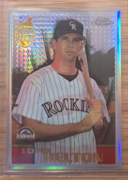 1996 TOPPS CHROME REFRACTOR TODD HELTON RC SSP RARE
