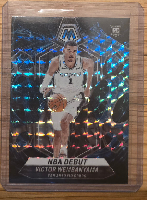 2023-24 MOSAIC GENESIS VICTOR WEMBANYAMA RC NBA DEBUT