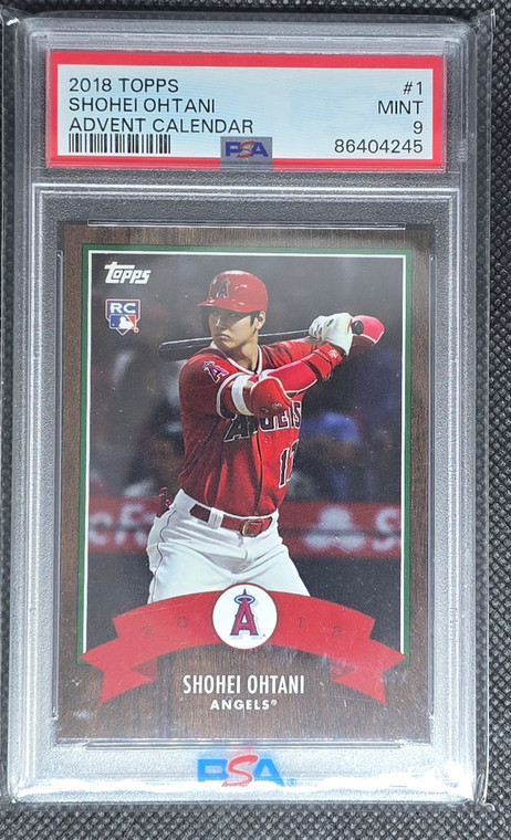 2018 Topps Advent Calendar Psa 9 Rc