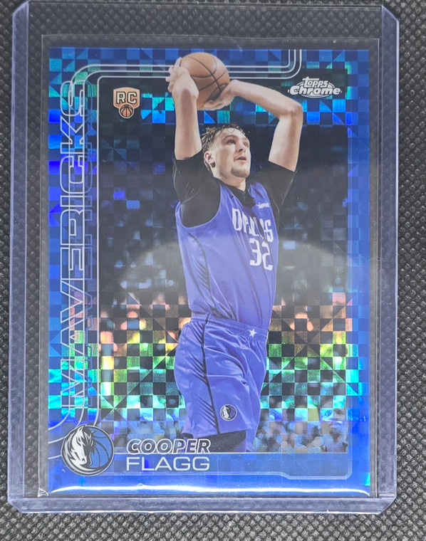 2025-26 Topps Chrome Blue X-fractor Cooper Flagg Rc