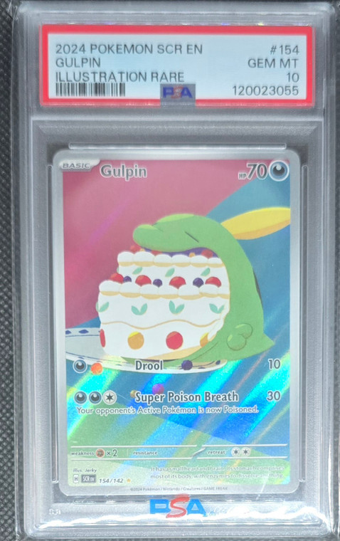 2024 Pokemon Gulpin Illustration Rare Psa 10