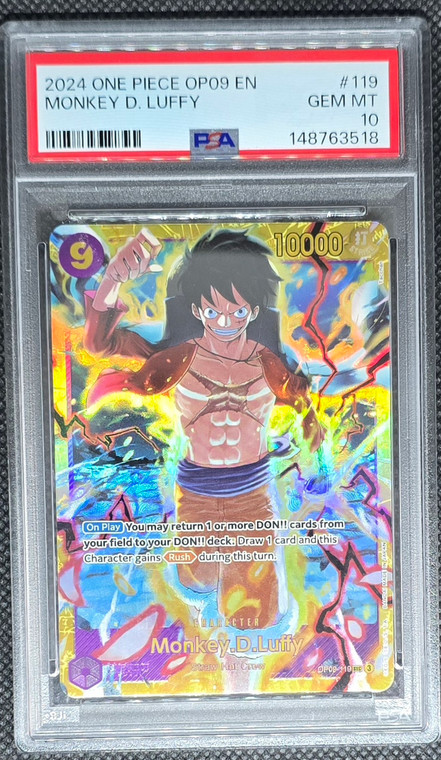2024 One Piece Monkey D. Luffy Psa 10