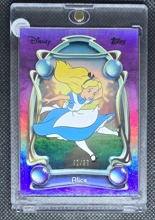 2025 Topps Disney Wonder Alice /99 Purple