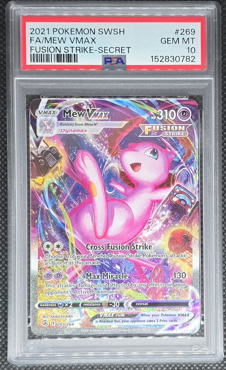 2021 Pokemon Mew Vmax Psa 10