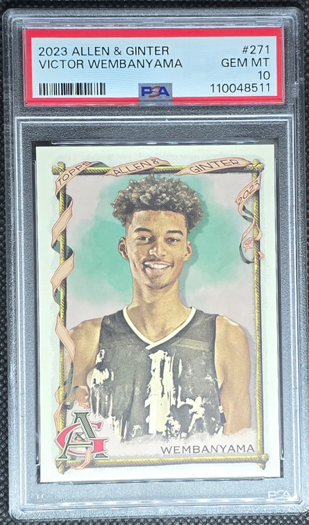 2023 Allen & Ginter Victor Wembanyama Rc Psa 10
