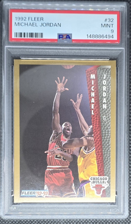 1992 Fleer Michael Jordan Psa 9