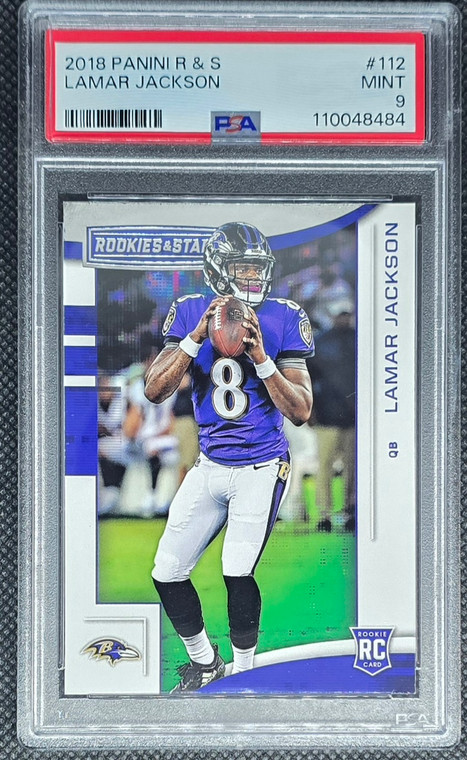 2018 Rookies & Stars Lamar Jackson Rc Psa 9