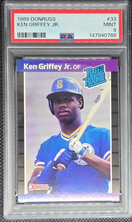 1989 Donruss Ken Griffey Jr. Psa 9