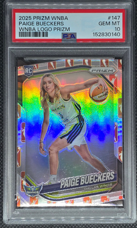 2025 Wnba Prizm Logo Paige Bueckers Rc Psa 10