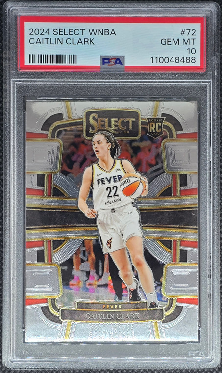 2024 Select Wnba Caitlin Clark Rc Psa 10