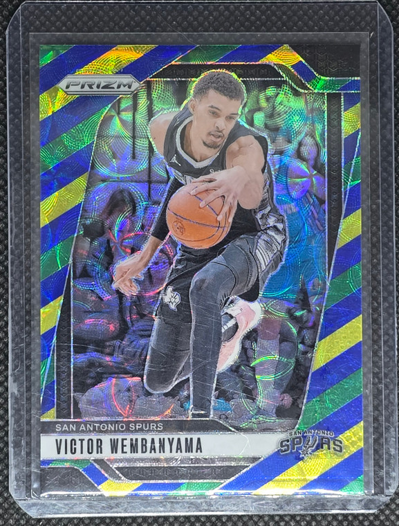 2024-25 Prizm Blue/yellow/green Victor Wembanyama