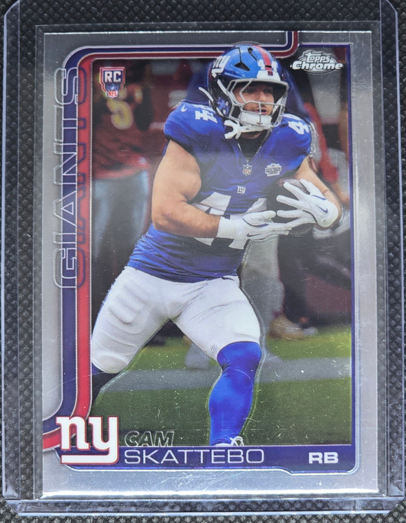 2024 Topps Chrome Cam Skattebo Rc