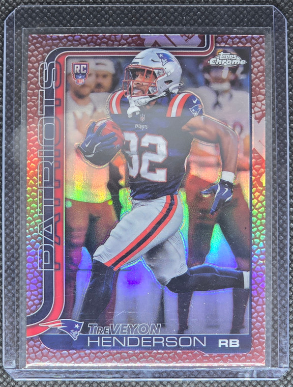 2025 Topps Chrome Pigskin Treveyon Henderson Rc