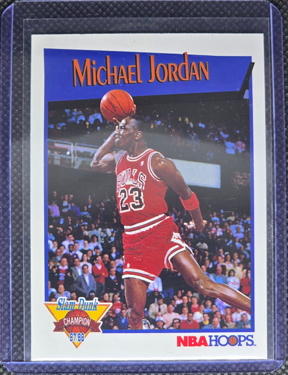 1991-92 Nba Hoops Slam Dunk Michael Jordan