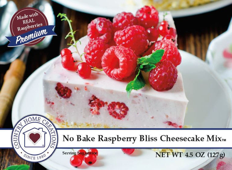 No Bake Raspberry Bliss Cheesecake Mix
